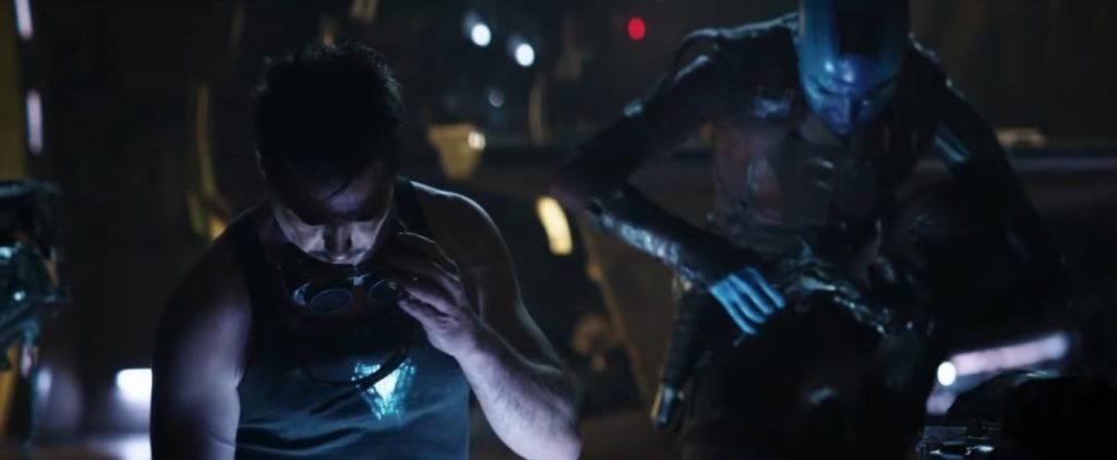 Avengers endgame iron man and nebula