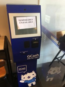 GCash kiosk is down