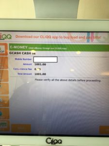 Gcash cash in via cliqq