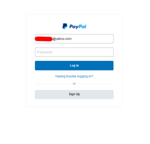 log back in to primary paypal account
